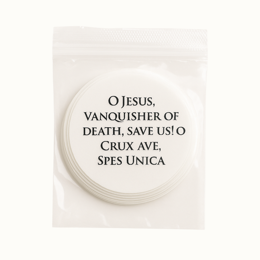 Wafer Paper Pieces with Protective Prayer - 1 Bag (10 pieces)