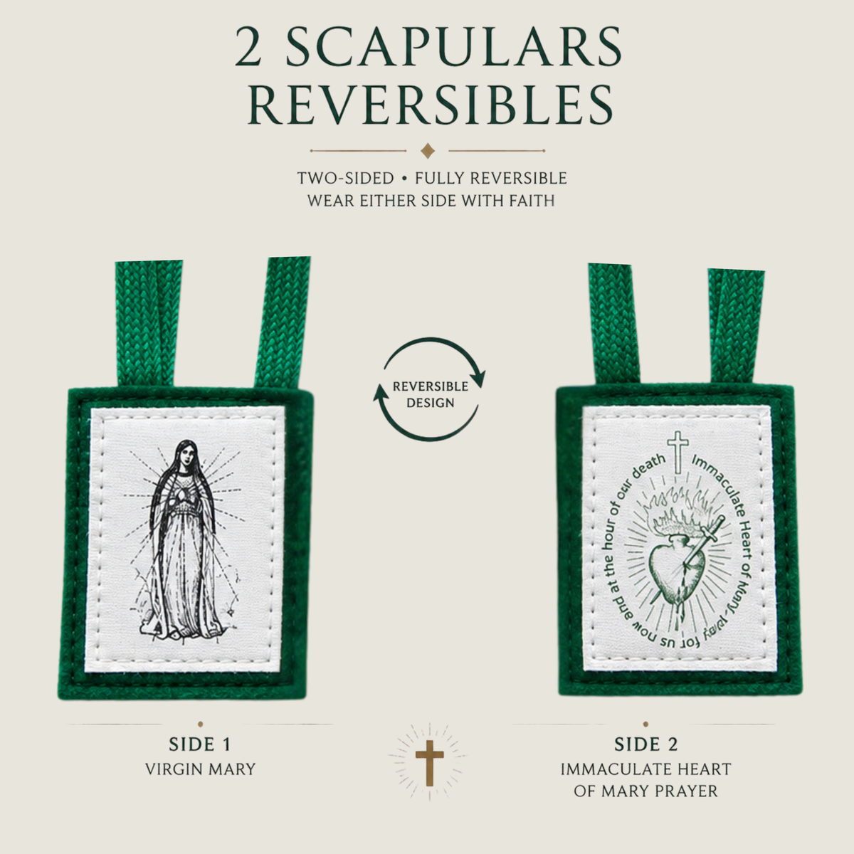 The Green Scapular Pack | One for You, One for Someone You Love
