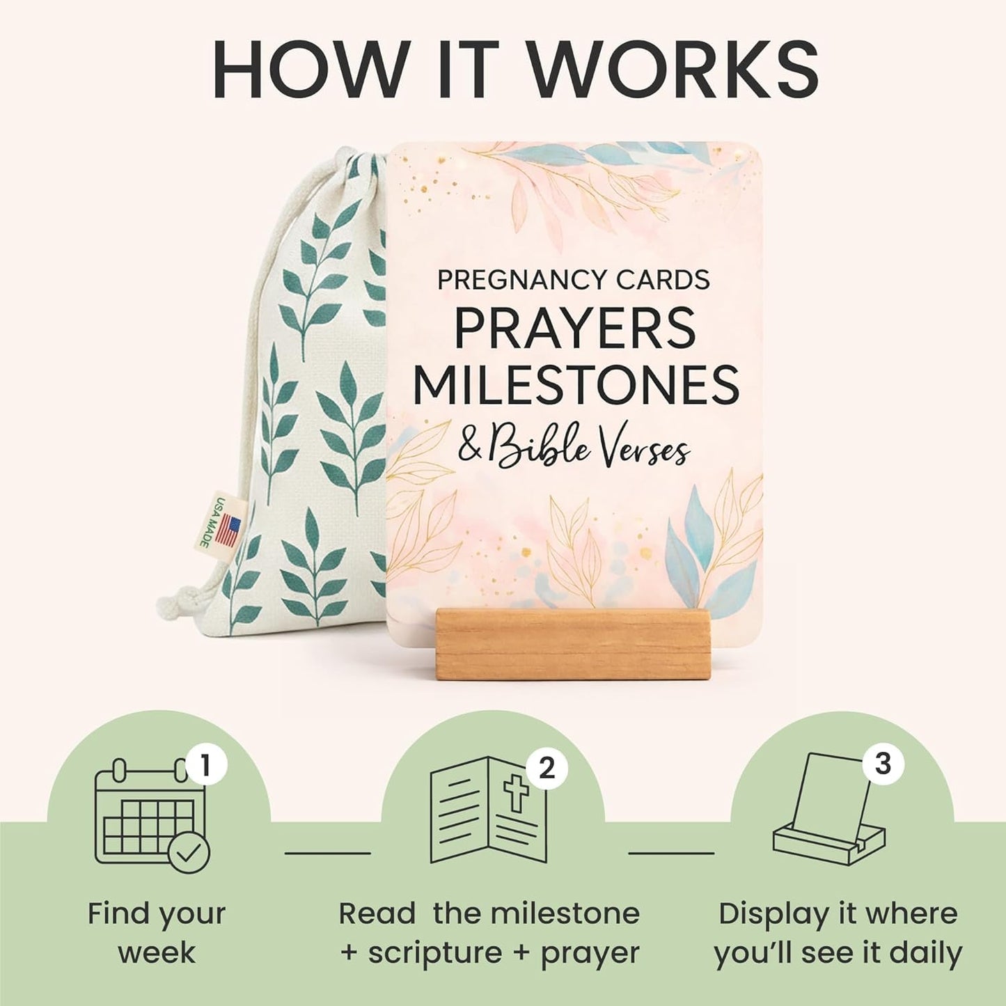 Pregnancy Prayer Cards with Milestone Cards