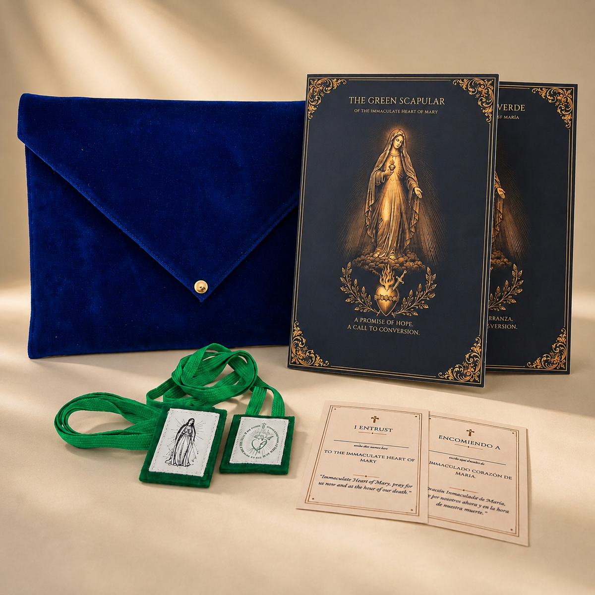 The Green Scapular Pack | One for You, One for Someone You Love