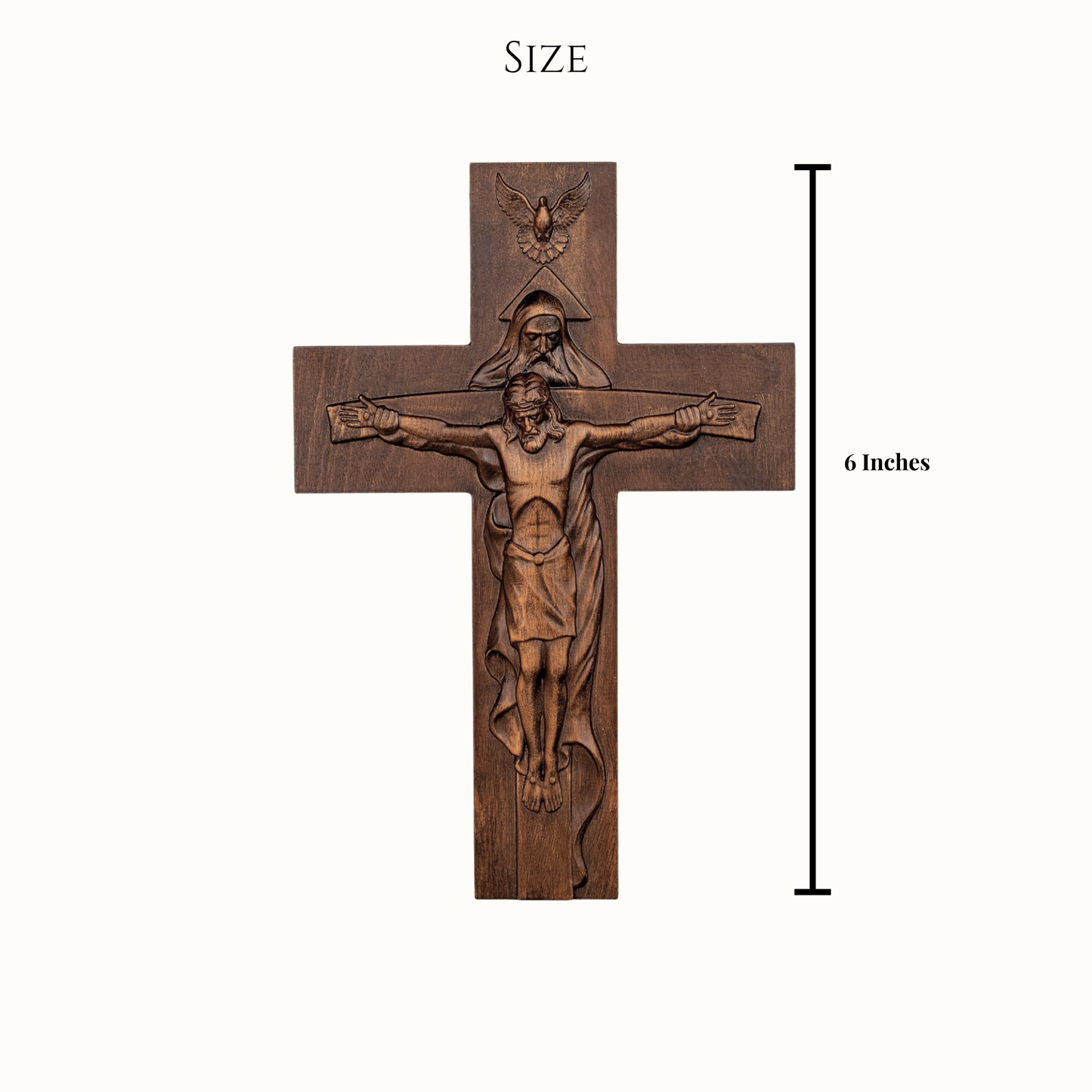 Holy Trinity Crucifix | Inspired by Message Given by Our Lord to Luz de María