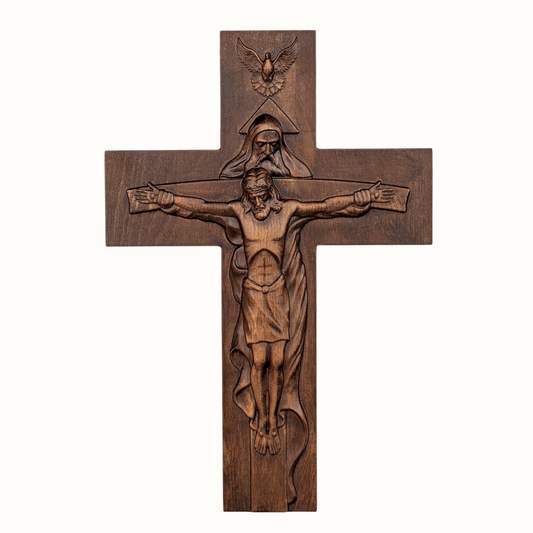 Holy Trinity Crucifix | Inspired by Message Given by Our Lord to Luz de María