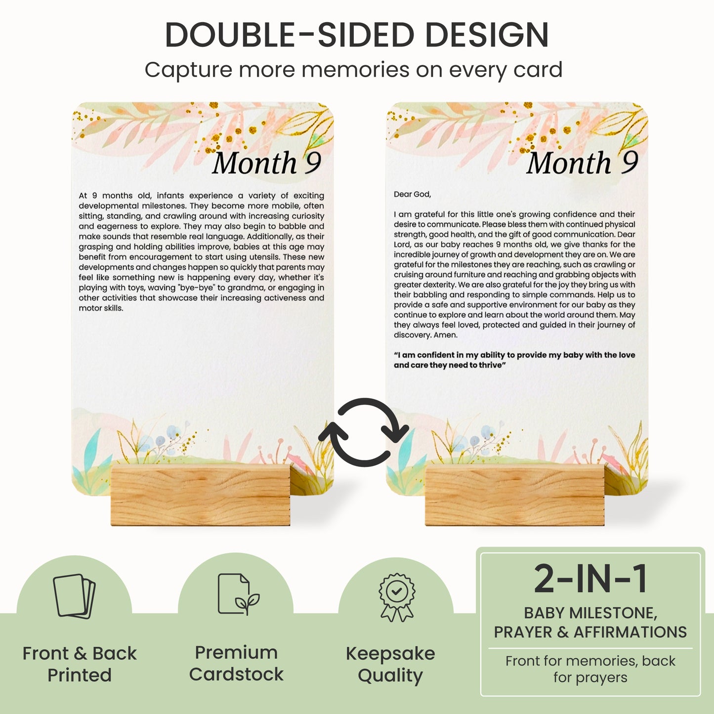 Baby Prayer and Milestone Cards
