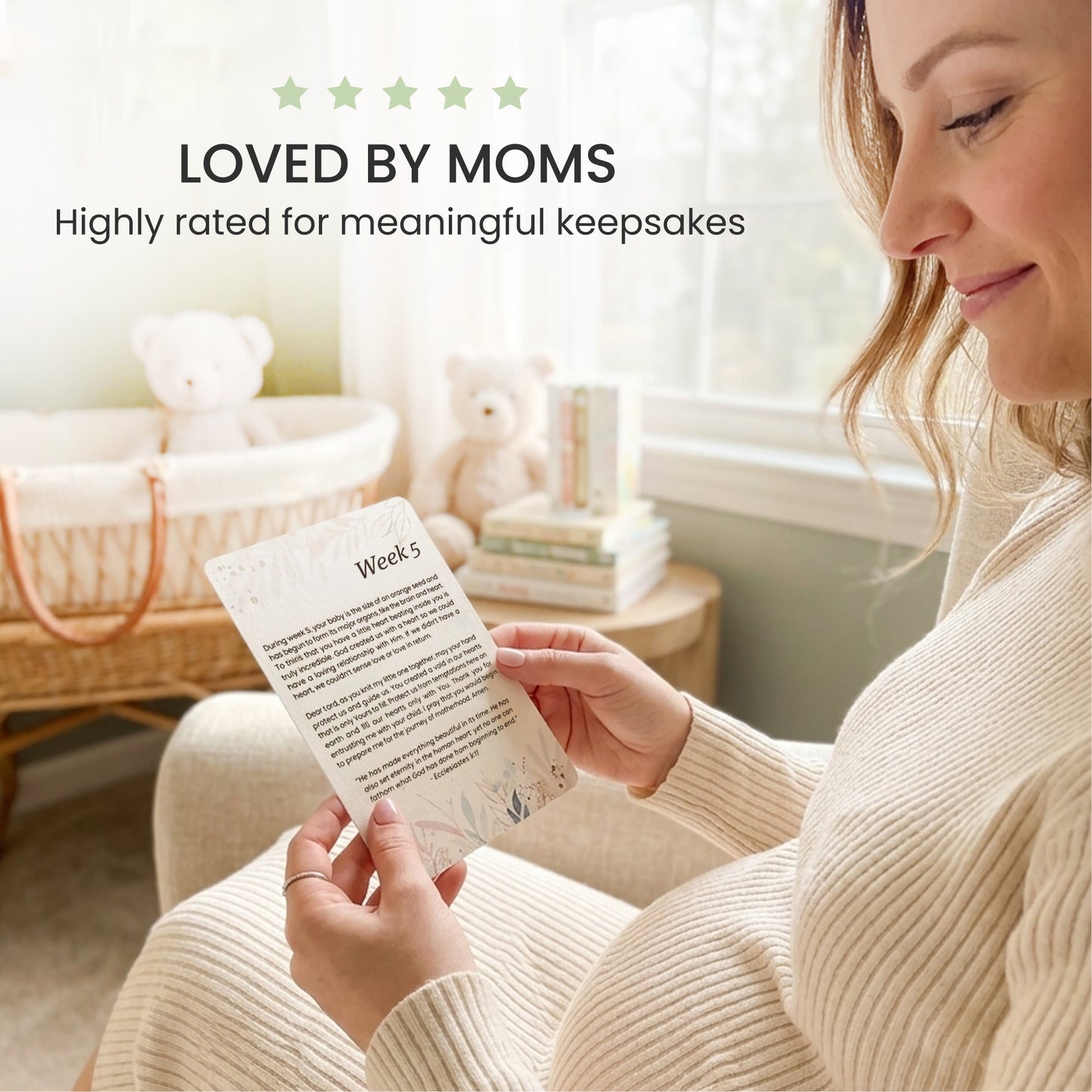 Pregnancy Prayer Cards with Milestone Cards
