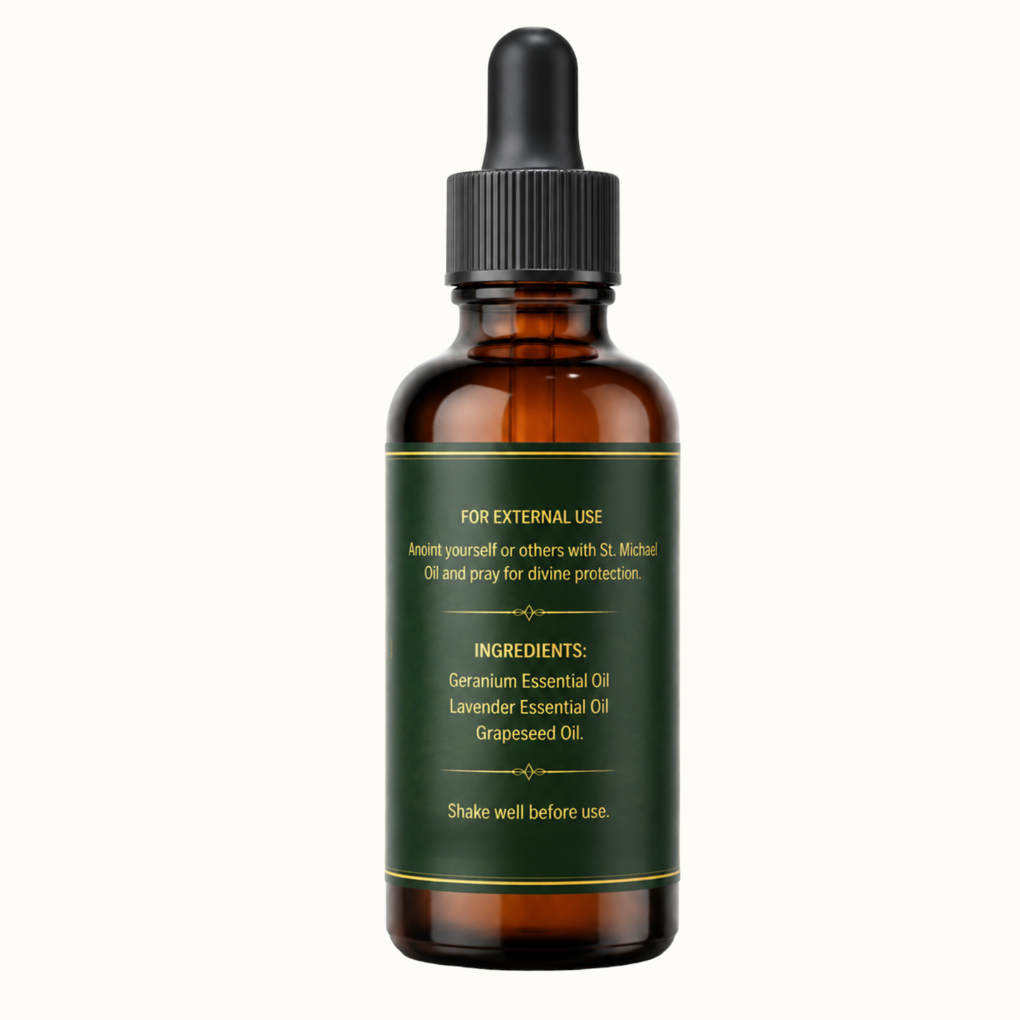 St. Michael the Archangel Oil – 2 oz | Inspired by the Revelations of Luz de María Bonilla